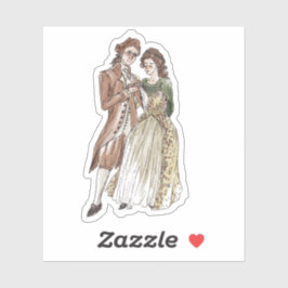 Kes en Violet vinylSticker, op maat gesneden Sticker