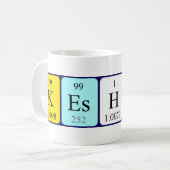 Keshaun nom de table périodique tasse (Devant gauche)