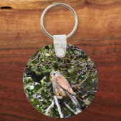 Kestrel Button Key Ring Sleutelhanger (Voorkant)