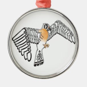 Kestrel Metalen Ornament