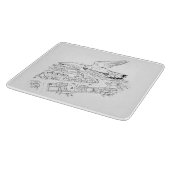 Kestrel  snijplank (Hoek)