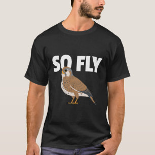 Kestrel Sparrow Hawk Falcon vogelobservatie T-shirt