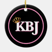 Ketanji Brown Jackson KBJ Kerstmis Keramisch Ornament (Achterkant)