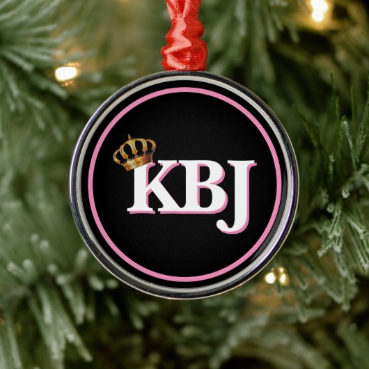 Ketanji Brown Jackson KBJ Premium Keepomwille Metalen Ornament (Boom)