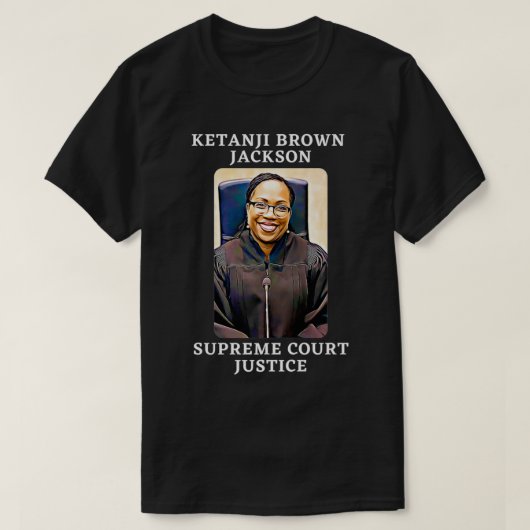Ketanji Brown Jackson Supreme Court dood T-shirt (Design voorkant)