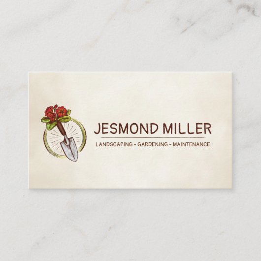 ketch Gardening Logo Visitekaartje (Voorkant)