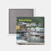 ketchikan alaska magneet (Voorkant / Achterkant)