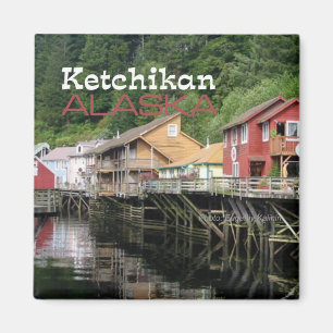 Ketchikan Alaska Travel Souvenir Fridge Magnets Magneet