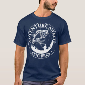 Ketchikan Alaska USA Avontuur wacht 1 T-shirt
