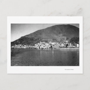 Ketchikan, Alaska van de aanrijdende foto van het Briefkaart