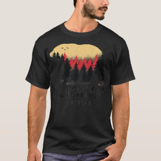 Ketchikan Alaska Vintage Grizzly Beer Natuur Souve T-shirt