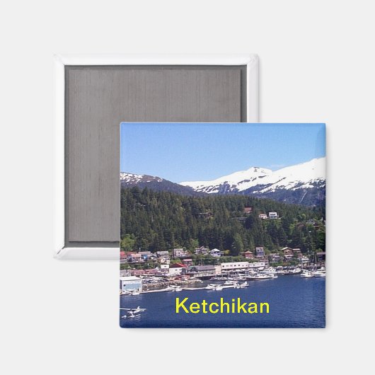Ketchikan magneet (Voorkant / Achterkant)
