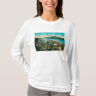Ketchikan, Uitzicht van de stad Alaska - Eerste st T-shirt