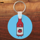 Ketchup Bottle Tomato Sauce Table condition fancy Sleutelhanger (Voorkant)
