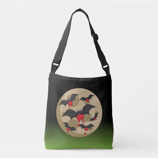 Ketchup Eater Vampire Bats Crossbody Tas (Voorkant)