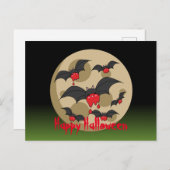 Ketchup Eater Vampire Bats | Eigen tekst toevoegen Briefkaart (Voorkant / Achterkant)