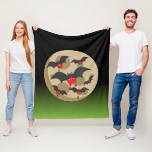 Ketchup Eater Vampire Bats Fleece Deken