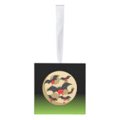 Ketchup Eater Vampire Bats Kubus Ornament (Rechts)