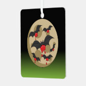 Ketchup Eater Vampire Bats Metalen Ornament (Voorkant links)