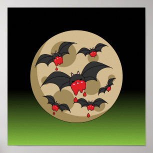 Ketchup Eater Vampire Bats Poster