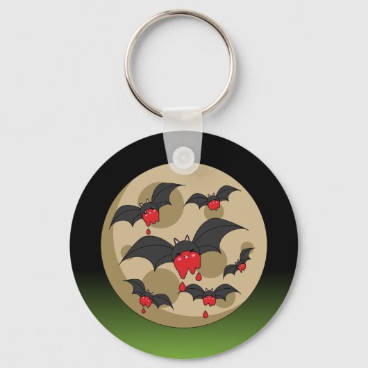 Ketchup Eater Vampire Bats Sleutelhanger (Voorkant)