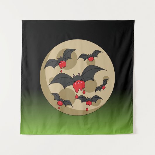 Ketchup Eater Vampire Bats Wandkleed (Voorkant)