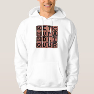 Ketchup en drank, woordspeling grap hoodie