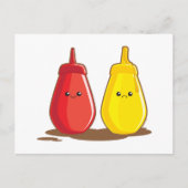 Ketchup en Mustard Briefkaart (Voorkant)