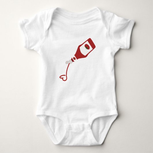 Ketchup Fles Romper (Voorkant)