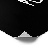 Ketchup Funny Sauce Pun Dark BG afspelen Poster (Hoek)