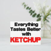 KETCHUP LOVER BRIEFKAART (Staand voorkant)