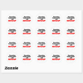 KETCHUP LOVER RONDE STICKER (Vel)