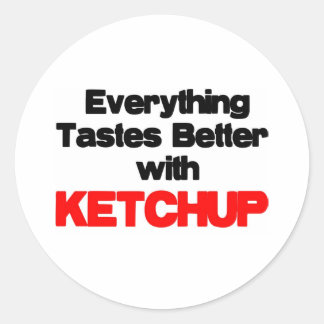 KETCHUP LOVER RONDE STICKER