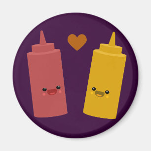 Ketchup & Mustard Friends Magneet