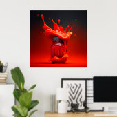 Ketchup-poster Poster (Thuiskantoor)