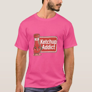 Ketchup Verslaafde Tomaat Ketchup Liefhebber Grapp T-shirt