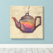 ketel canvas afdruk (Insitu (Houten vloer))