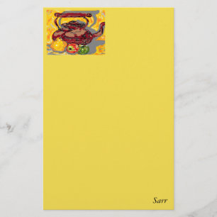 Ketel voor bakkerij/theebroed briefpapier