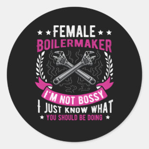 Ketelmaker Boilermaker Union Boilermaker Ronde Sticker