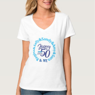 Keten van de traditie van vrouwelijke rabbijn 50 j t-shirt