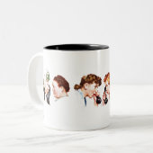 Keten van Gossip 3 Tweekleurige Koffiemok (Voorkant links)