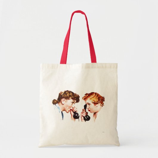 Keten van Gossip Tote Bag (Voorkant)