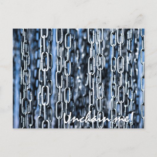 Ketens - maak me los! briefkaart (Voorkant)