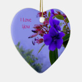 Ketmie bleue, je t'aime ornement (Droite)