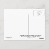 Ketmie de colibri de carte postale avec la (Dos)