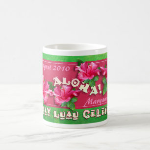 Ketmie de rose de tasse de Luau d'anniversaire