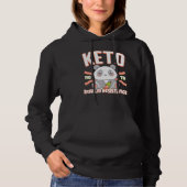 Keto Baby Panda Bacon And Avocado Fasting Insulin  Hoodie (Voorkant)