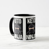 Keto Coffee Mok Keto Ninja (Voorkant links)
