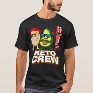 Keto Diet Avocado Bacon Ei Illustratie T-shirt
