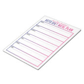 Keto Diet Meal Plan Notitieblok (Schuin)